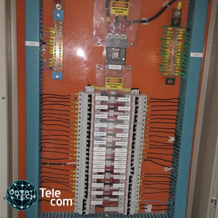 Cabeamento de rede e elétrica para indústrias