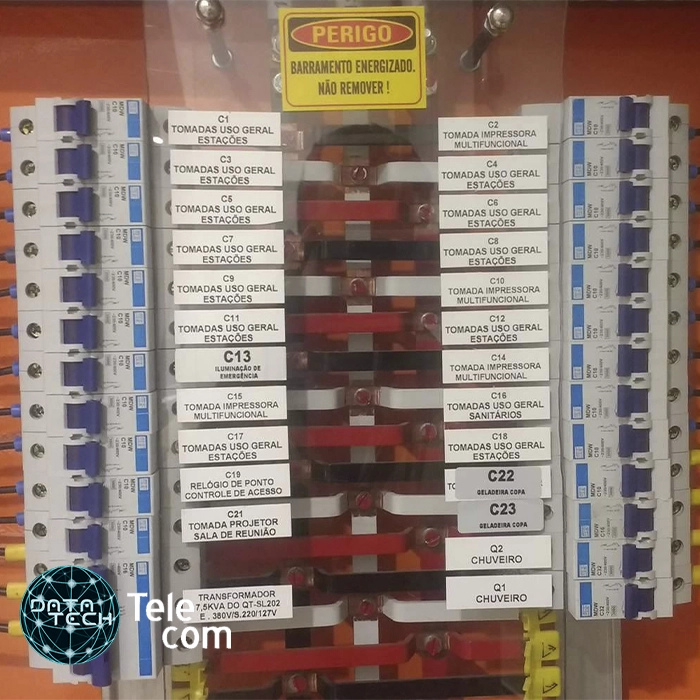 serviços profissionais de cabeamento de rede profissionais